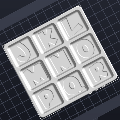Alphabet, Numbers & Symbols Confetti Mould & Plunger