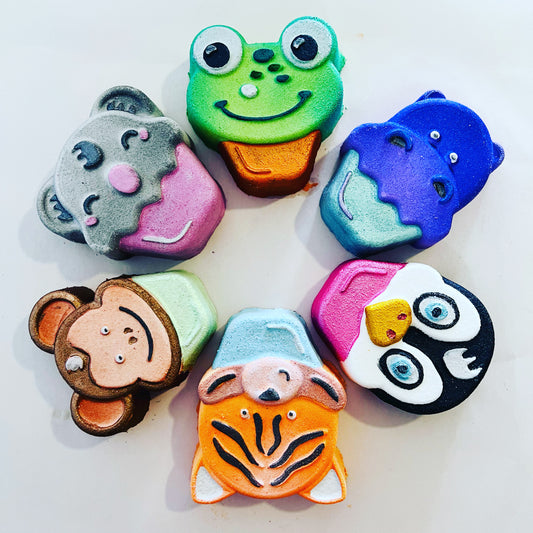 Chibi Cupcake Animals Collection (Vacuum Form Mould)❤️