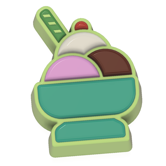Retro Sundae NEW (Vacuum Form Mould)